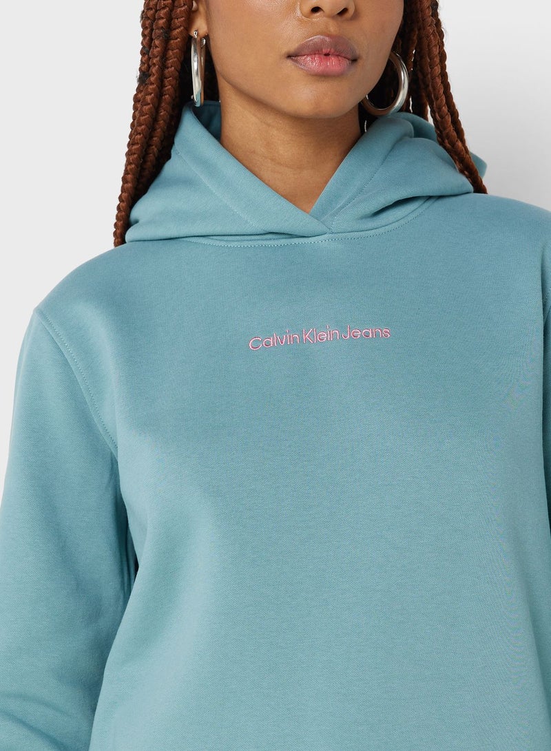 Logo Knitted Hoodie