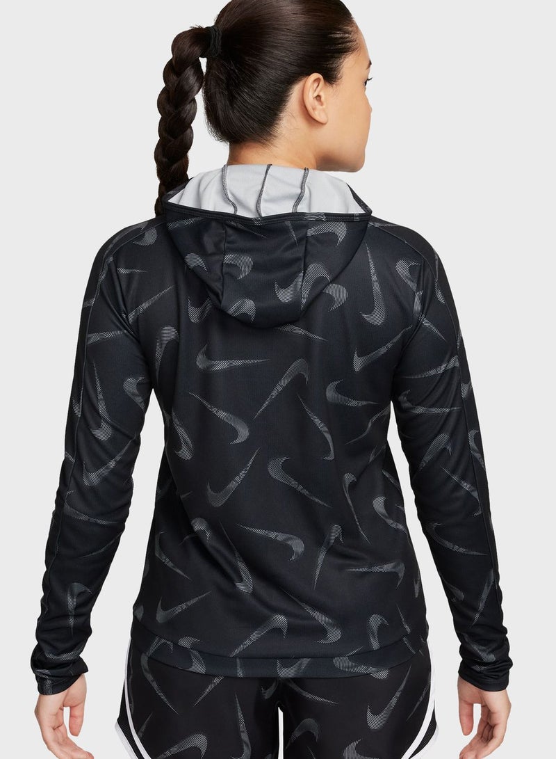 Essential Swoosh Printed Hoodie