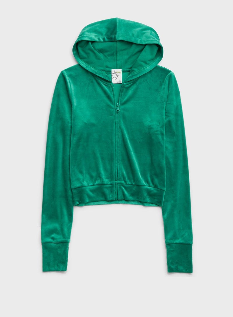 Zip Through Hoodie