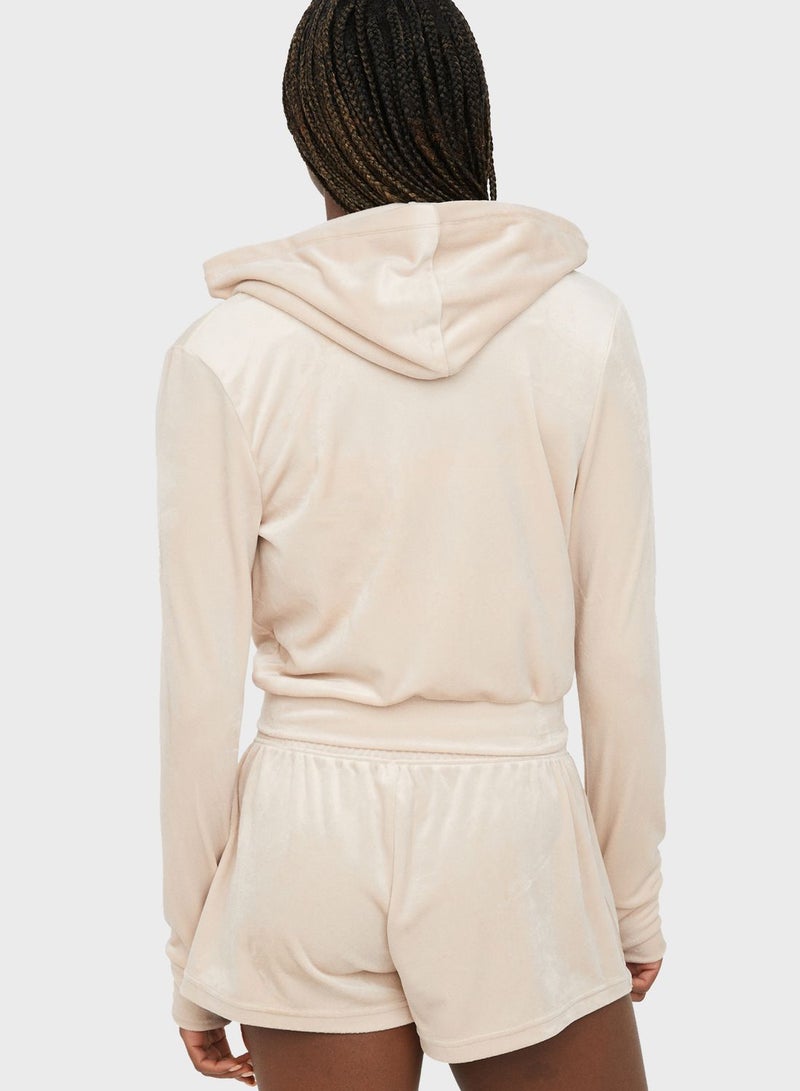 Zip Through Hoodie