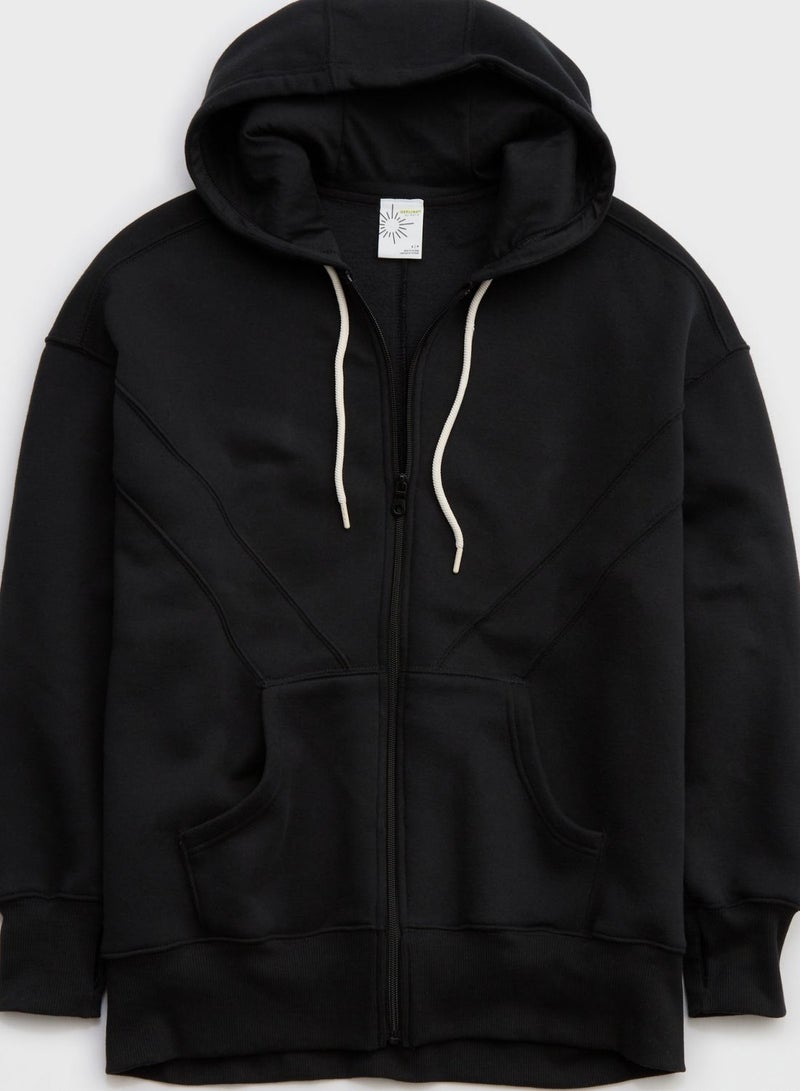 Zip Detailed Sweatshirt