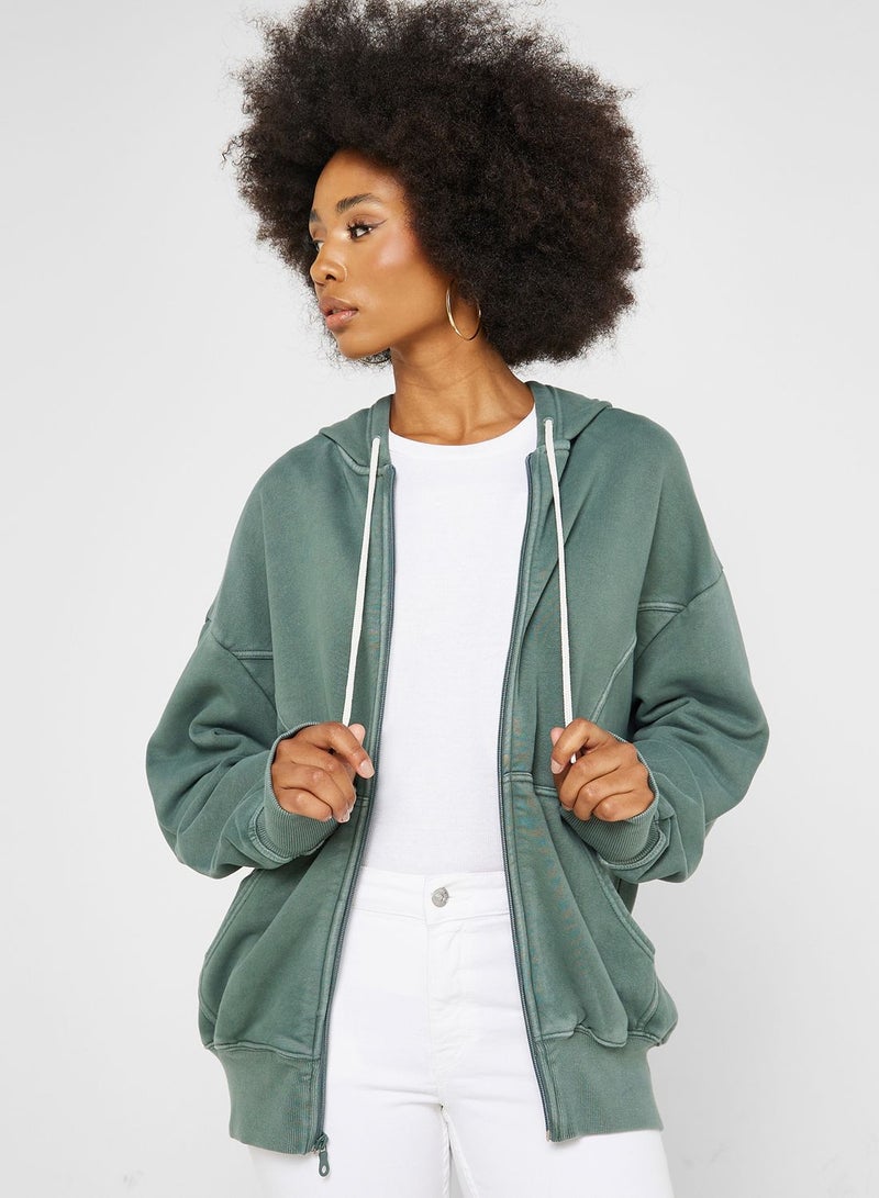 Offline By Aerie Oversized Full Zip Hoodie