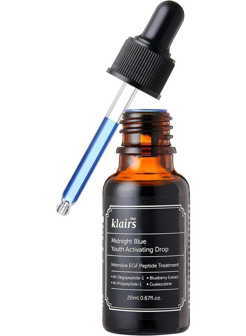 Midnight Blue Youth Activating Drop 20 ml, 100% Authentic from Klairs