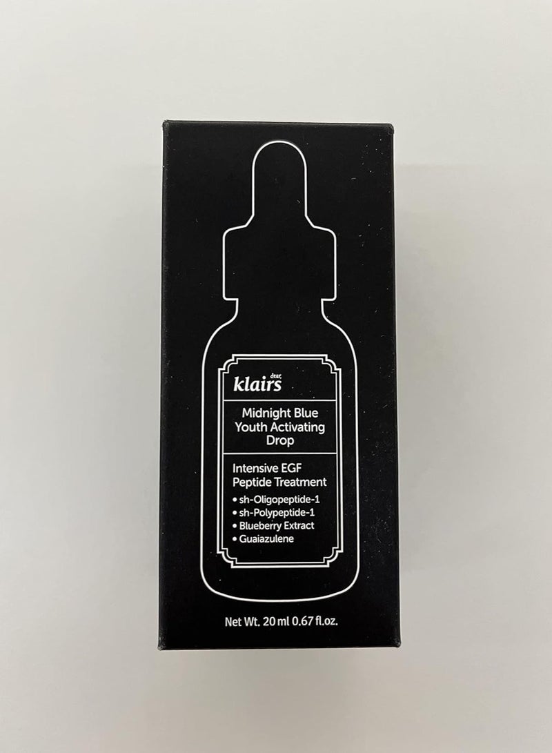 Midnight Blue Youth Activating Drop 20 ml, 100% Authentic from Klairs