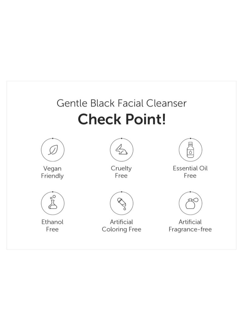 Gentle Black Facial Cleanser 140ml, 100% Genuine from Klairs