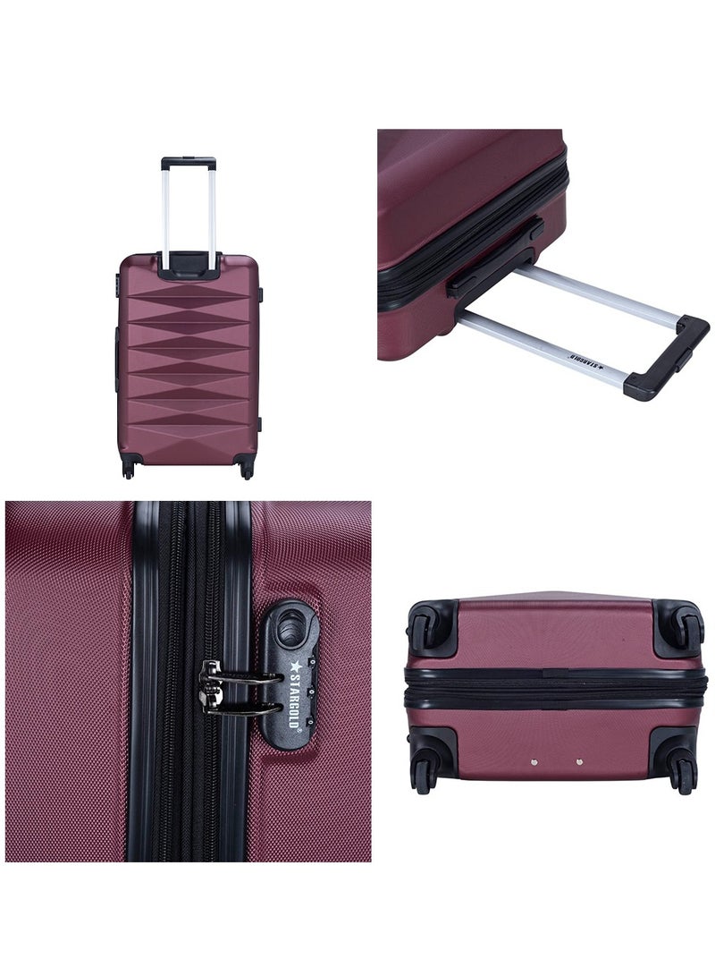 Luggage Set of 4 PCS ABS Hardside Travel Luggage Bag 20/2428/32 Inches