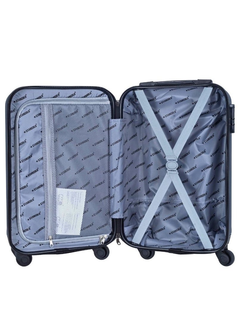 Suitcase Set of 4 PCS ABS Hardside Travel Luggage Bag