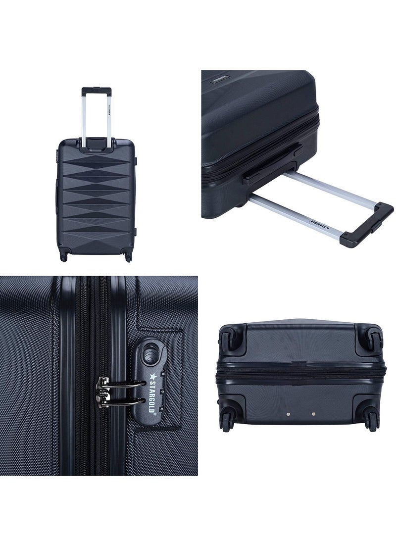 Suitcase Set of 4 PCS ABS Hardside Travel Luggage Bag