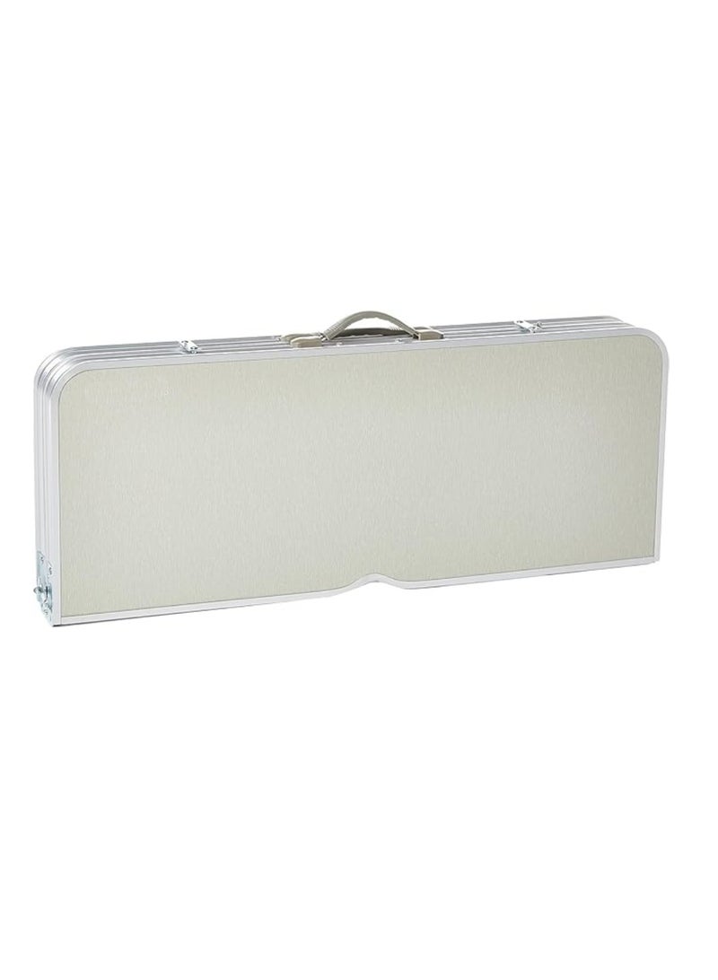 Suitcase Folding Table And 4 Chair Set Aluminum Folding Camping Table Picnic Table 85X72CM