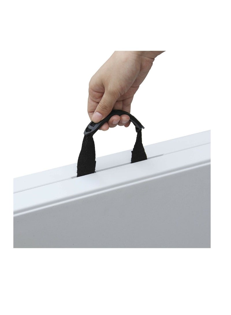 Heavy Duty Foldable Table Ideal For Crafts, Outdoor Events, Picnic Table, BBQ Party, Camping Table, Convenient to Carry With Handle, Lightweight, Portable Table 122X60X74CM Folding Table