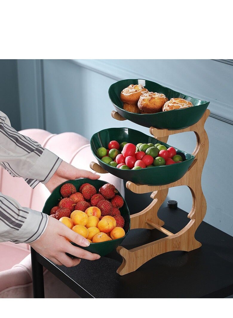 Plates Dinnerware Kitchen Fruit Bowl With Floors, long lasting elegant fruit storage bowls, Luxury Serving Snack Table Plates Serve Dessert Trays for fruits and vegetables White