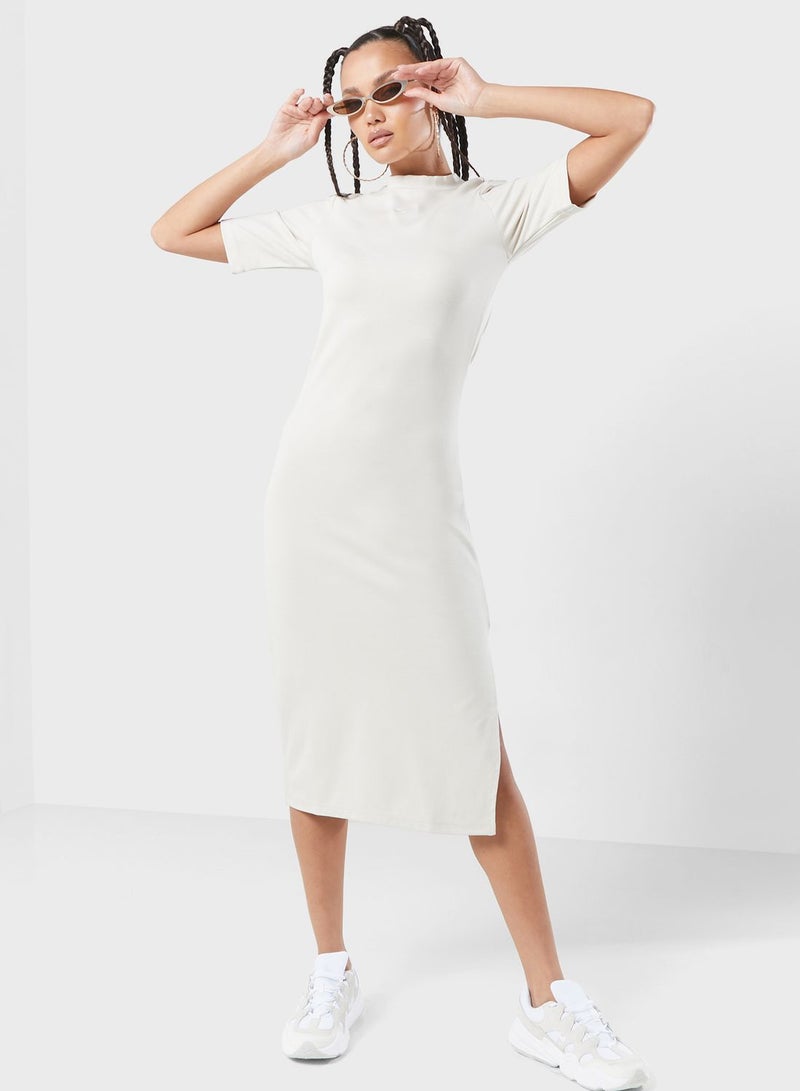 Fitted Midi Dress