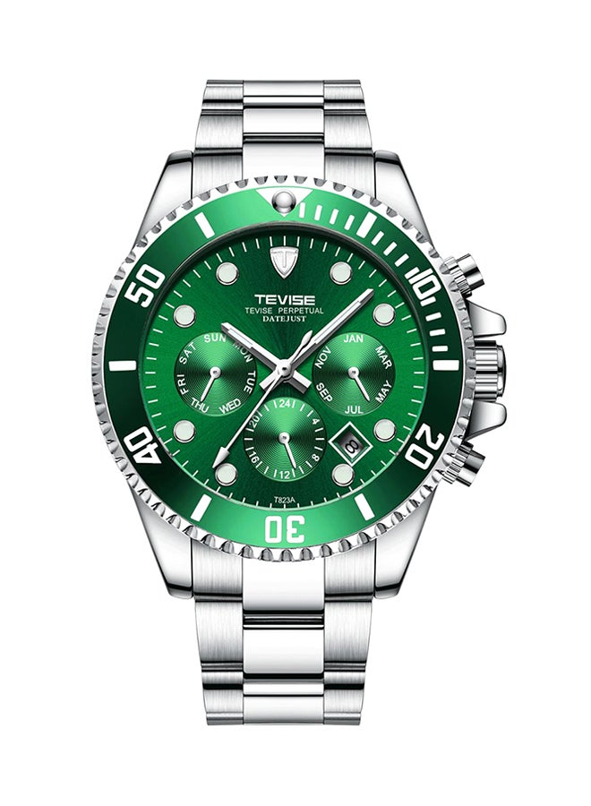 men Stainless Steel Chronograph Watch T823A SGR