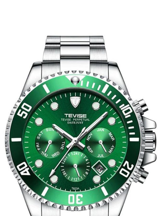 men Stainless Steel Chronograph Watch T823A SGR