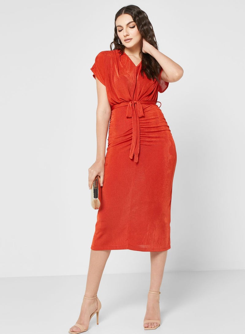 Bodycon Ruched Dress