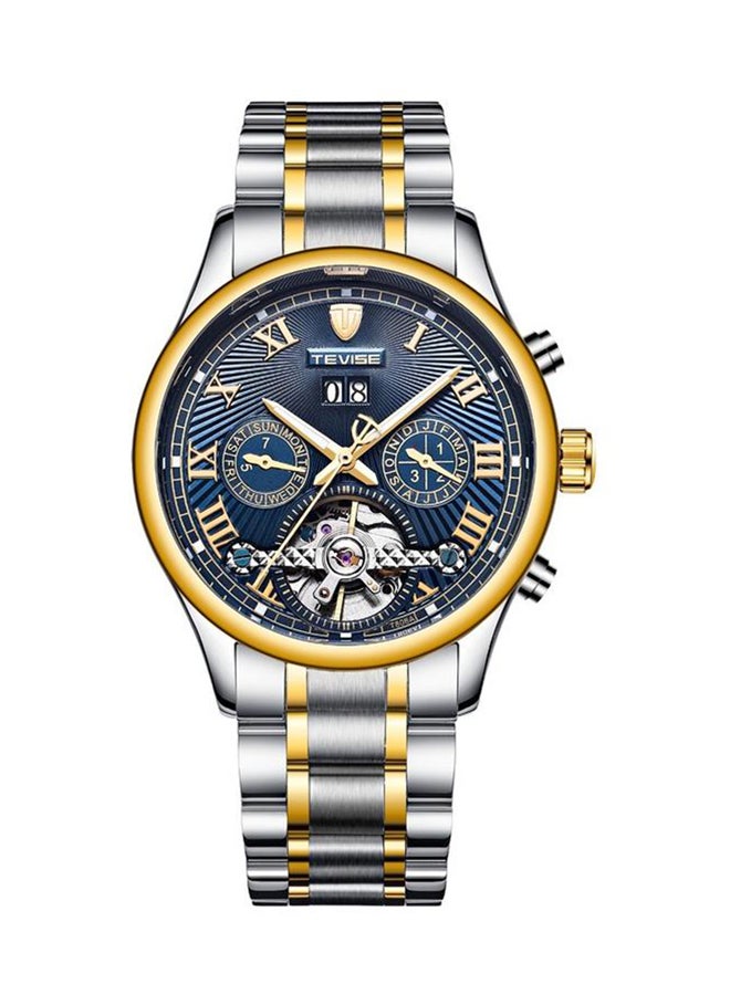 men Hollow Movement Stainless Steel Automatic Watch T806A