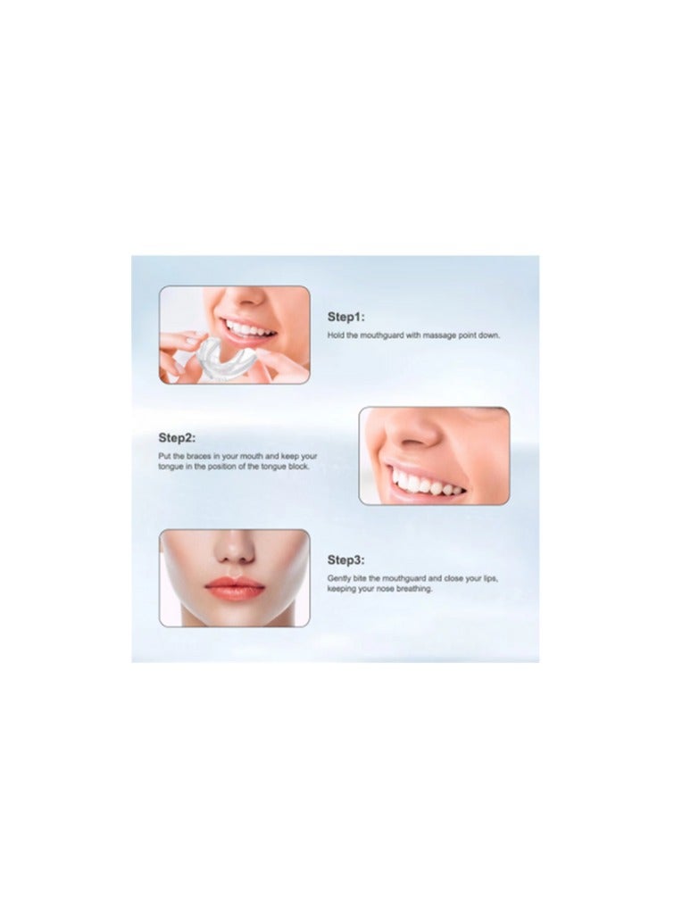 Multifunctional Invisible Silicone Teeth Braces. Three Phases, Custom Food Grade, Medical Material, Dental Aligner.