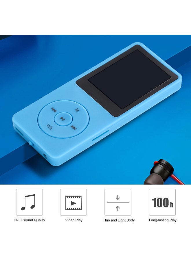 MP3 MP4 Player 32 GB Music Player 1.8'' Screen Portable MP3 Music Player with FM Radio Voice Recorde for Kids Adult