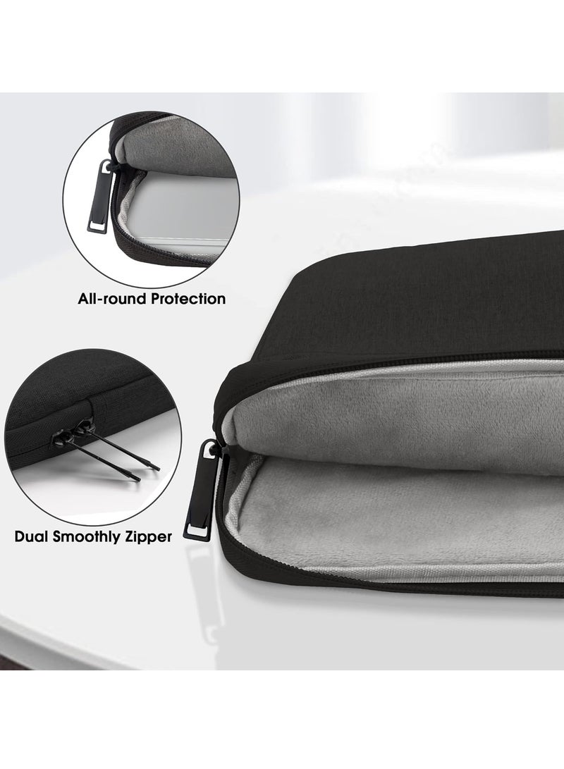 13 inch Laptop Sleeve Bag Compatible with MacBook Air Mac Pro M1 Surface Lenovo Dell HP Computer Bag Accessories Polyester Case with Pocket