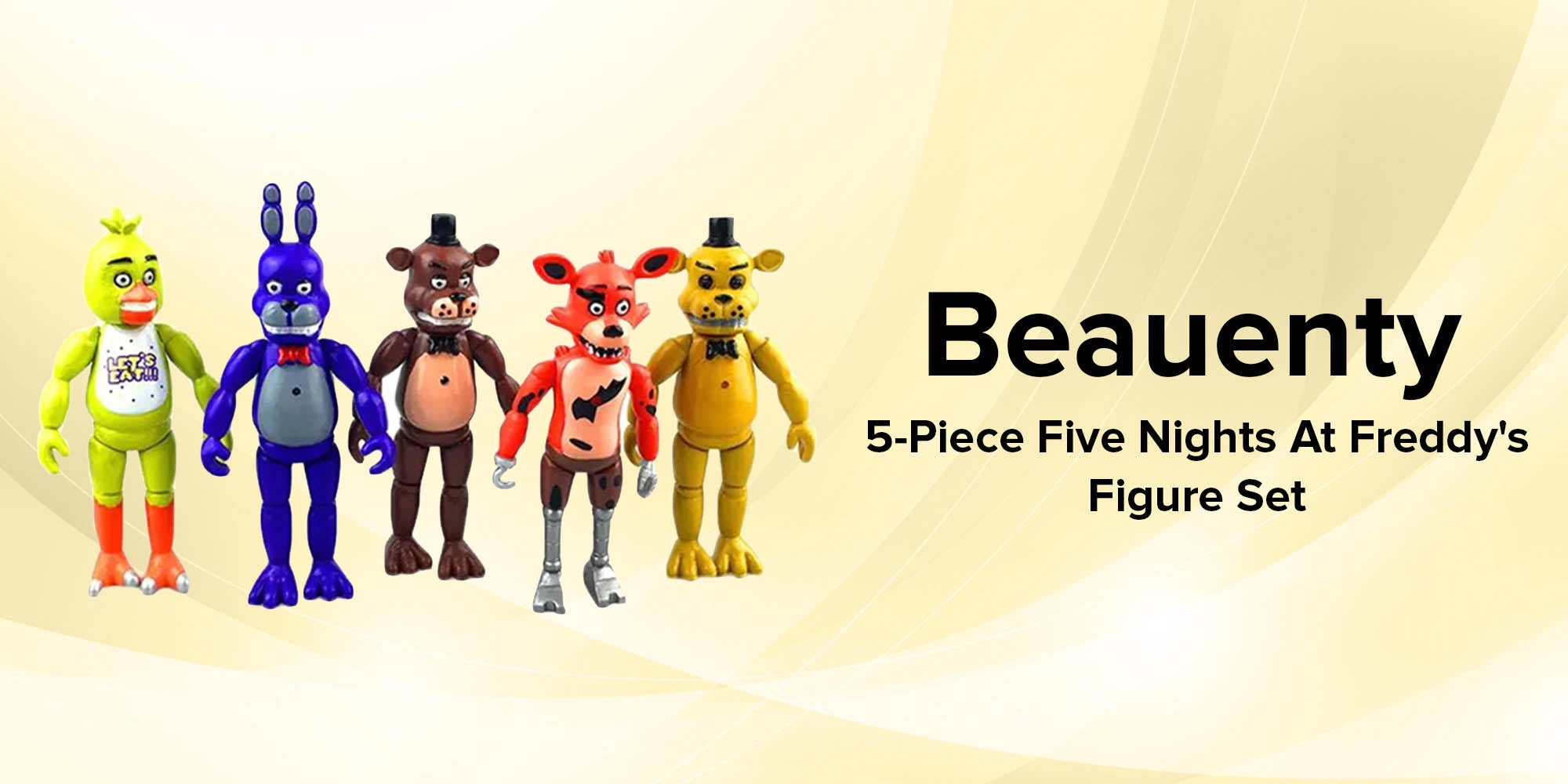 5-Piece Five Nights At Freddy's Figure Set 15cm