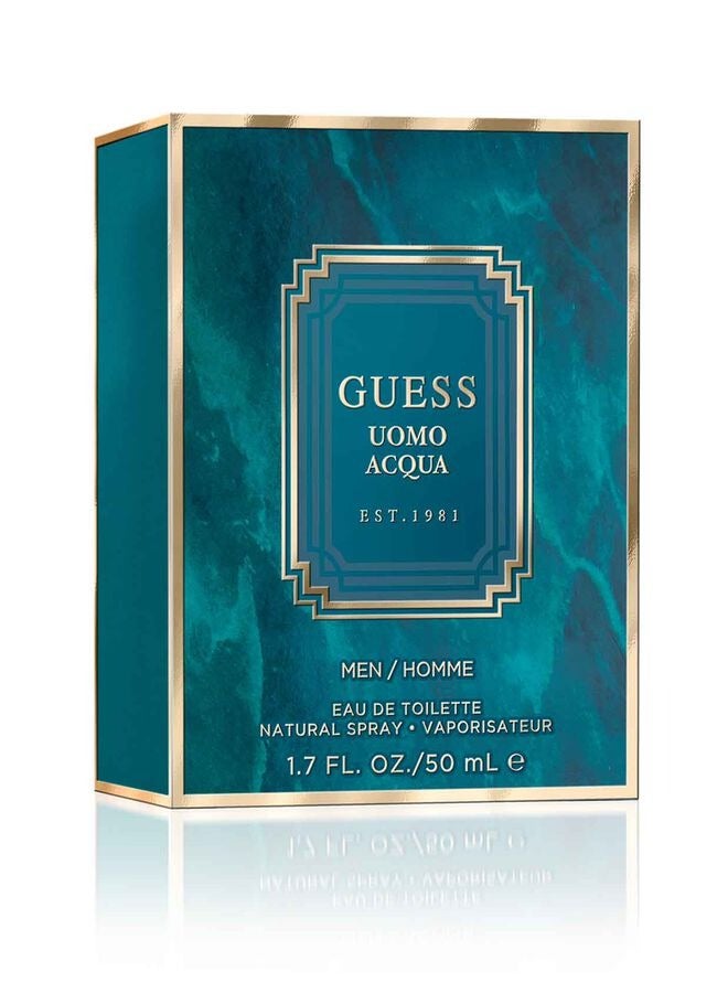 Guess Uomo Acqua Eau de Toilette for Men 100ml