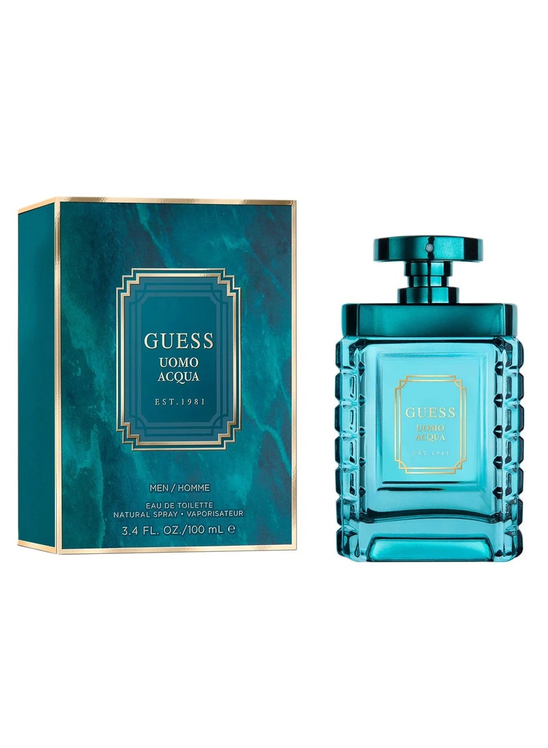 Guess Uomo Acqua Eau de Toilette for Men 100ml