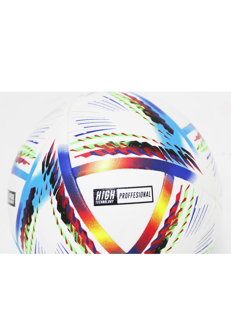 Football Soccer Ball Size 5 Training Ball with Net and Needle - Prolonged Air Retention