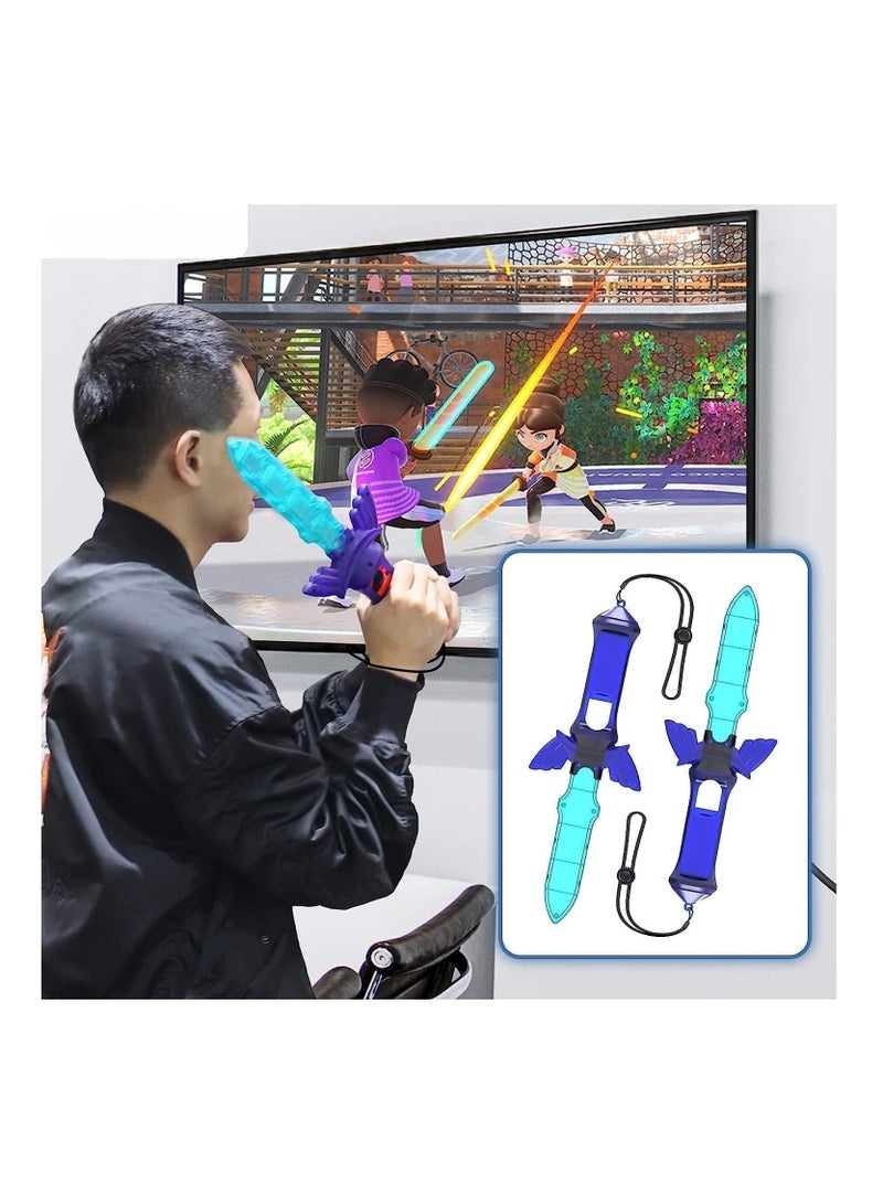 12 in 1 Family Accessories Kit for Nintendo Switch Sports Games:Tennis Rackets,Sword Grips,Golf Clubs,Wrist Dance Bands ,Leg Strap