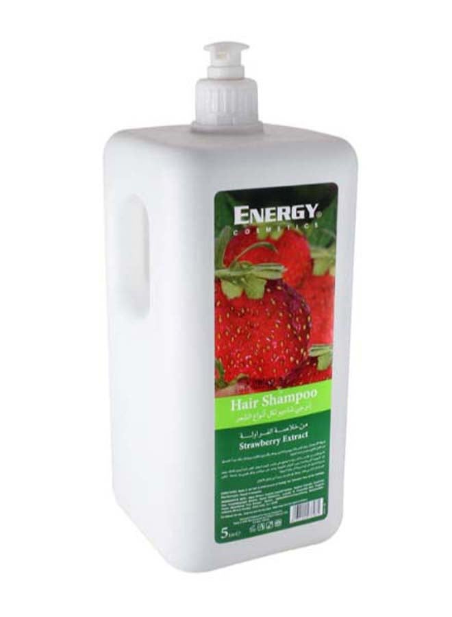 Strawberry Extract Hair Shampoo White 5Liters