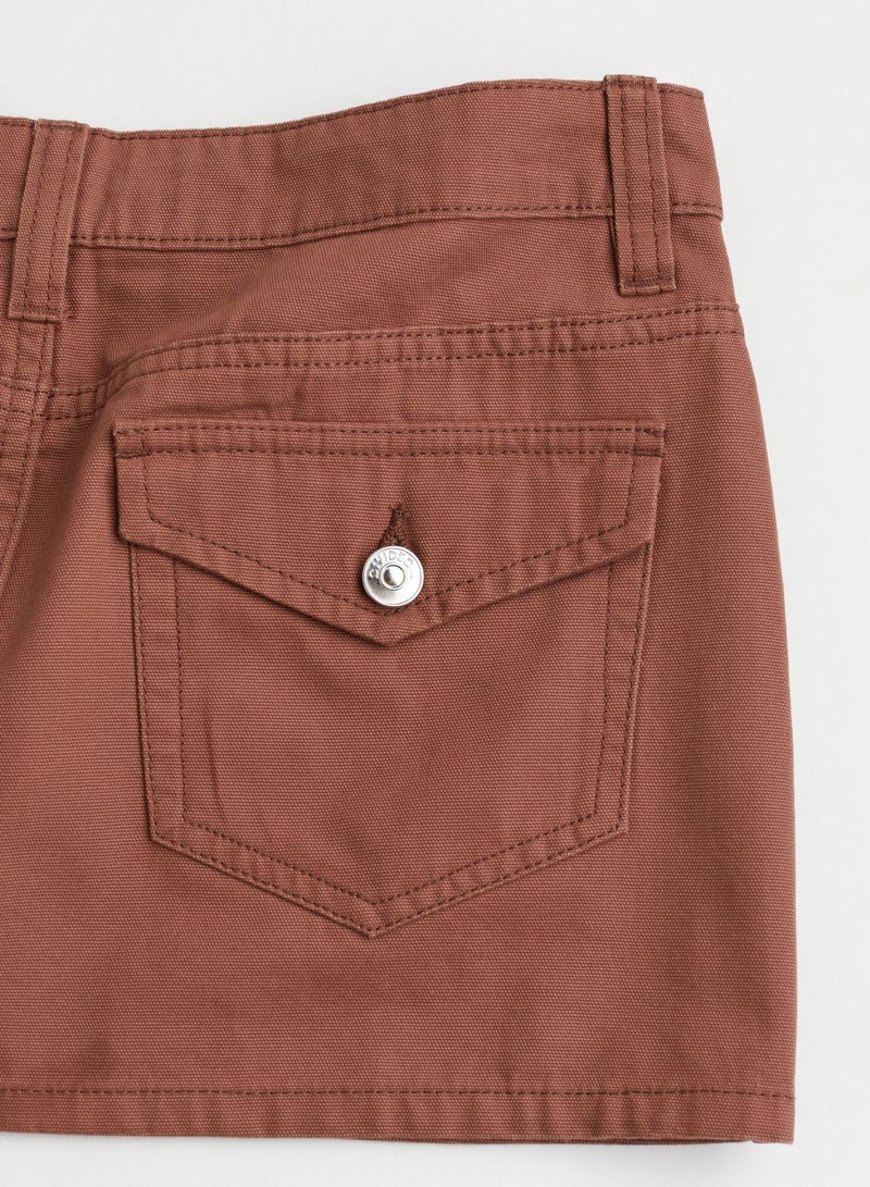 High Waist Mini Skirt
