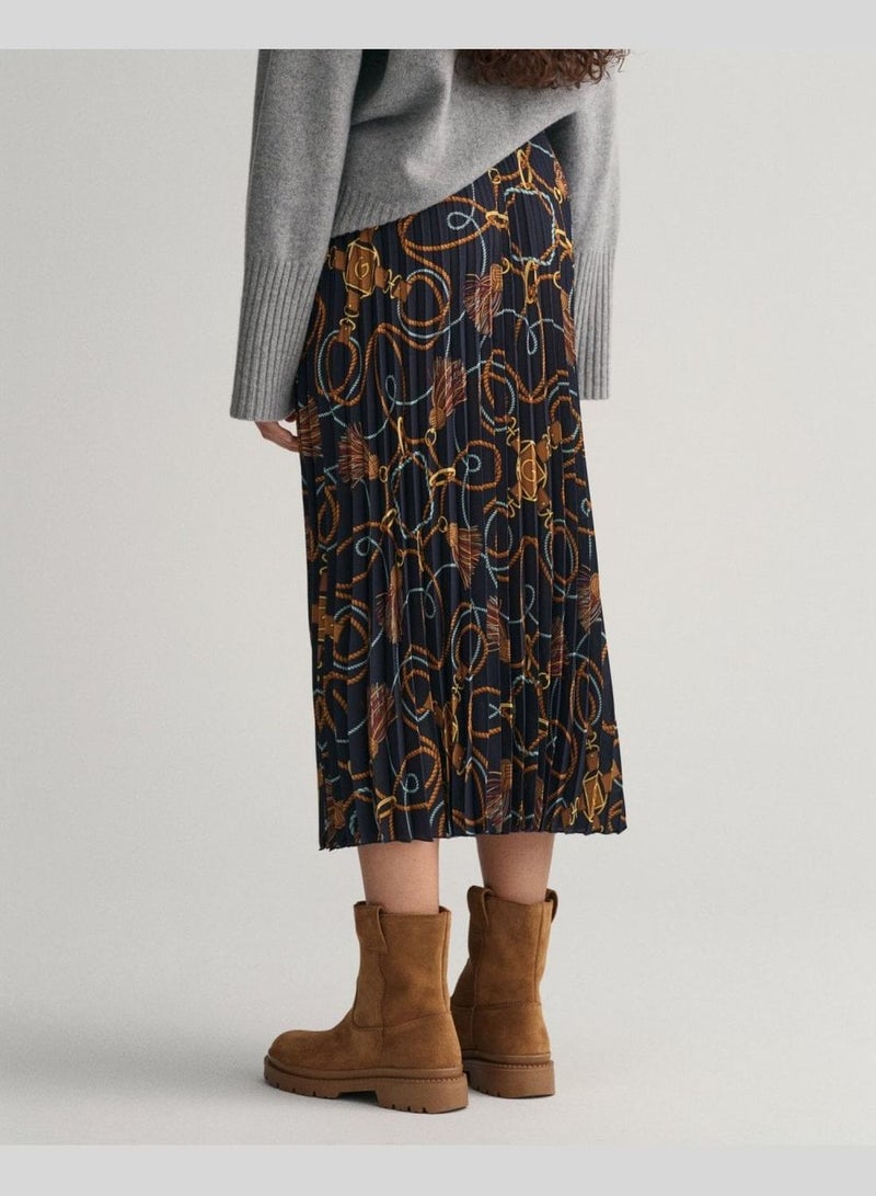 Rope Print Skirt