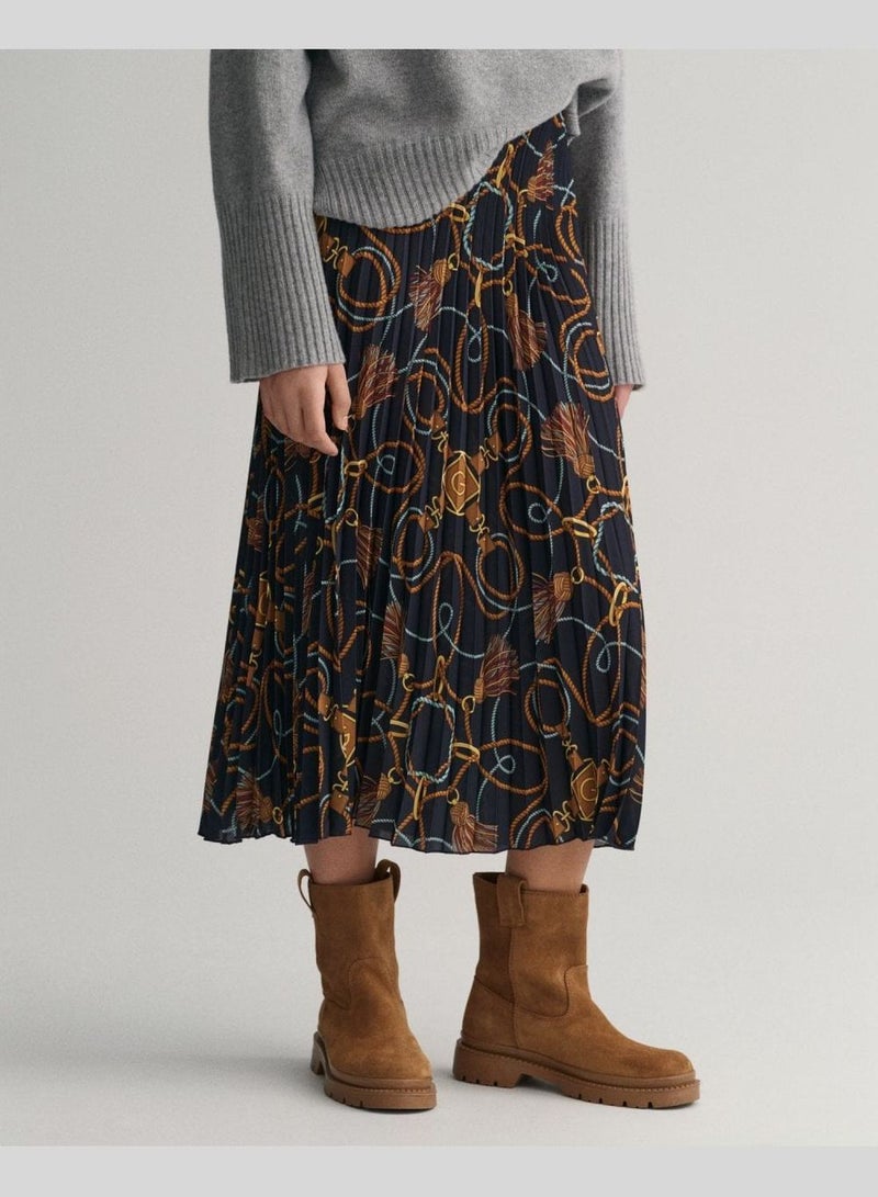 Rope Print Skirt