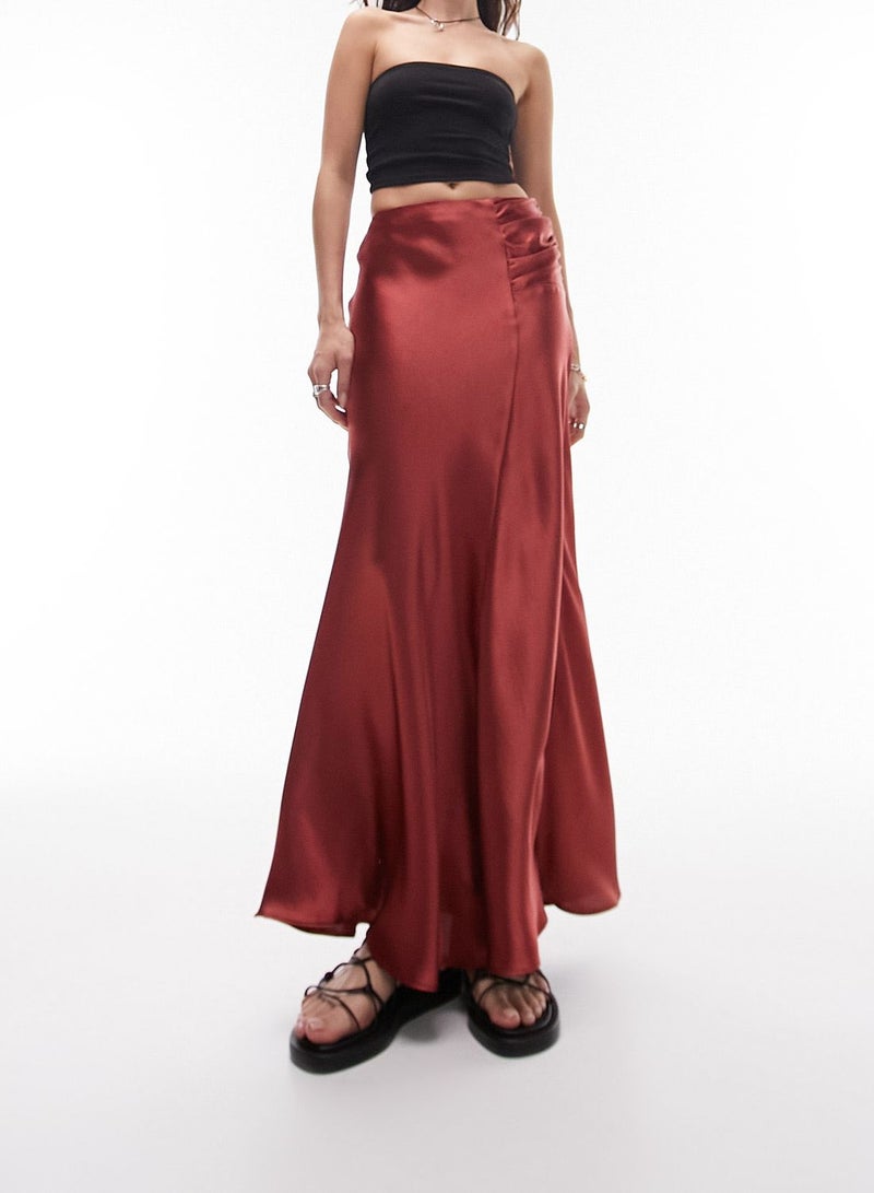 Asymmetrical High Waist Skirt