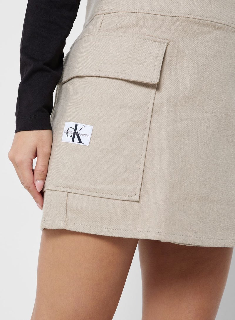 Pocket Detail Mini Skirt