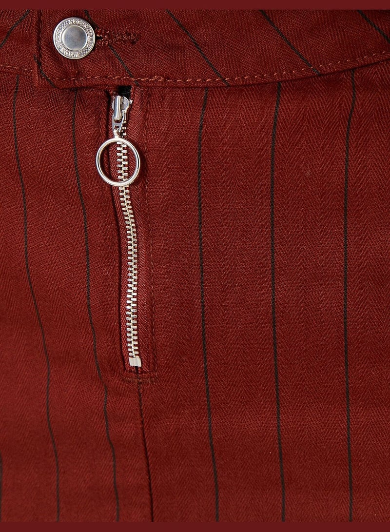 Zipper Detailed Skirt