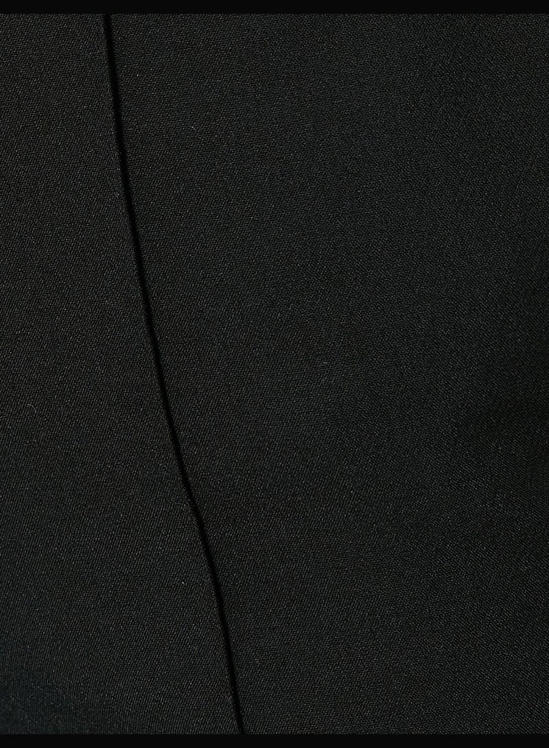 Pocket Detail Wide Leg Trousers