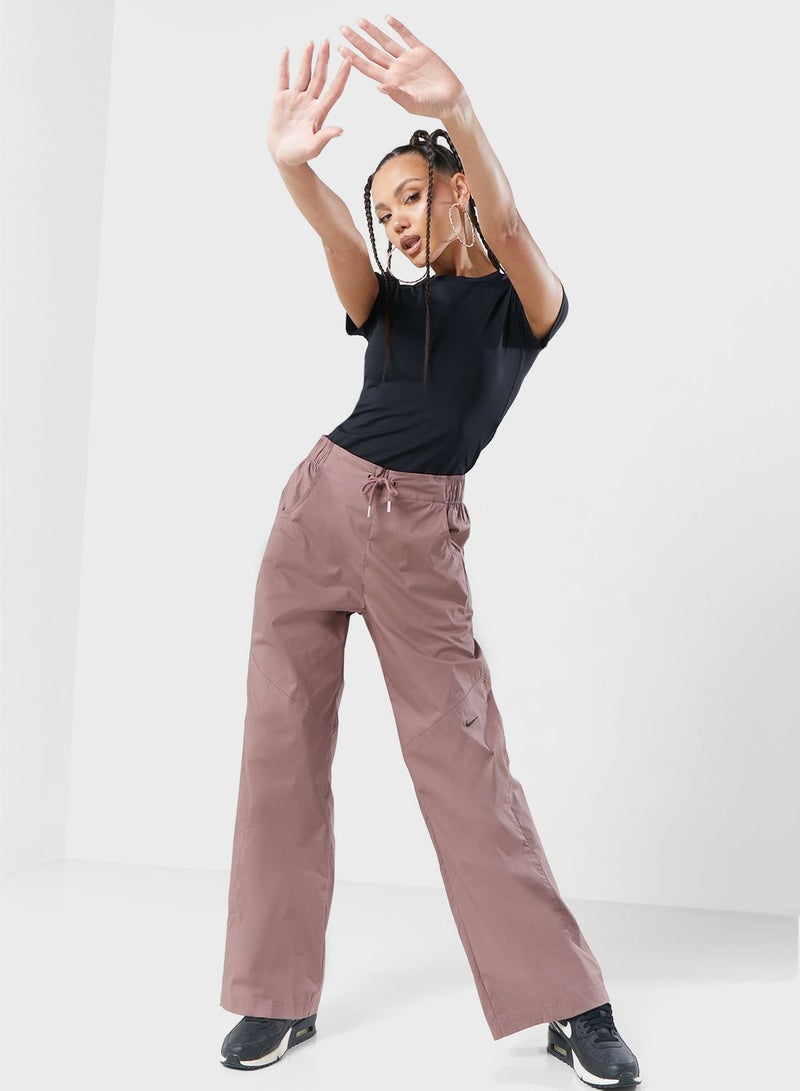 Nsw Essential Woven High Rise Open Hem Pants