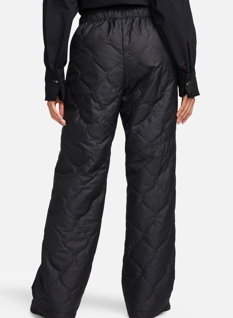 Essential High-Rise Woven Cargo Pants