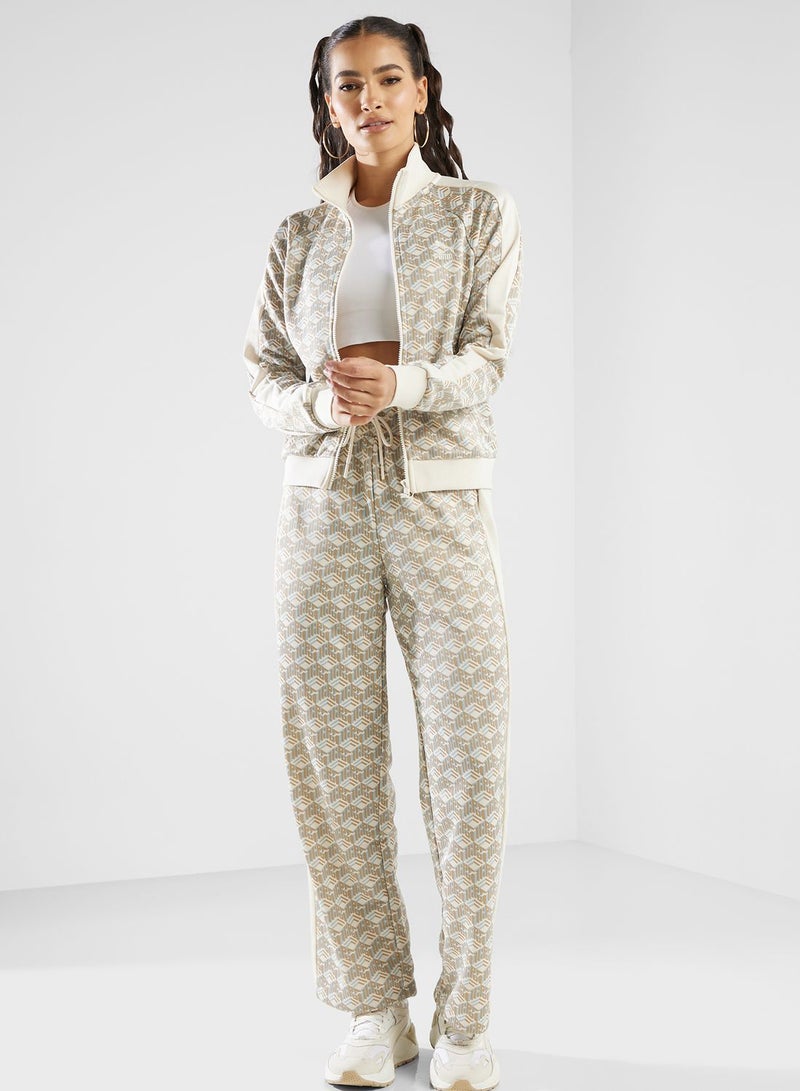 T7 All Over Printed Track Pants