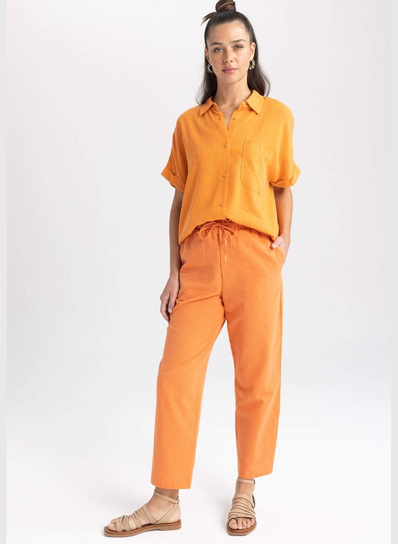 Woman Jogger Fit Woven Trousers