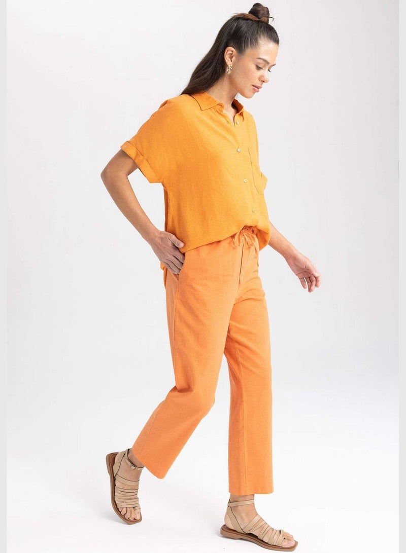 Woman Jogger Fit Woven Trousers