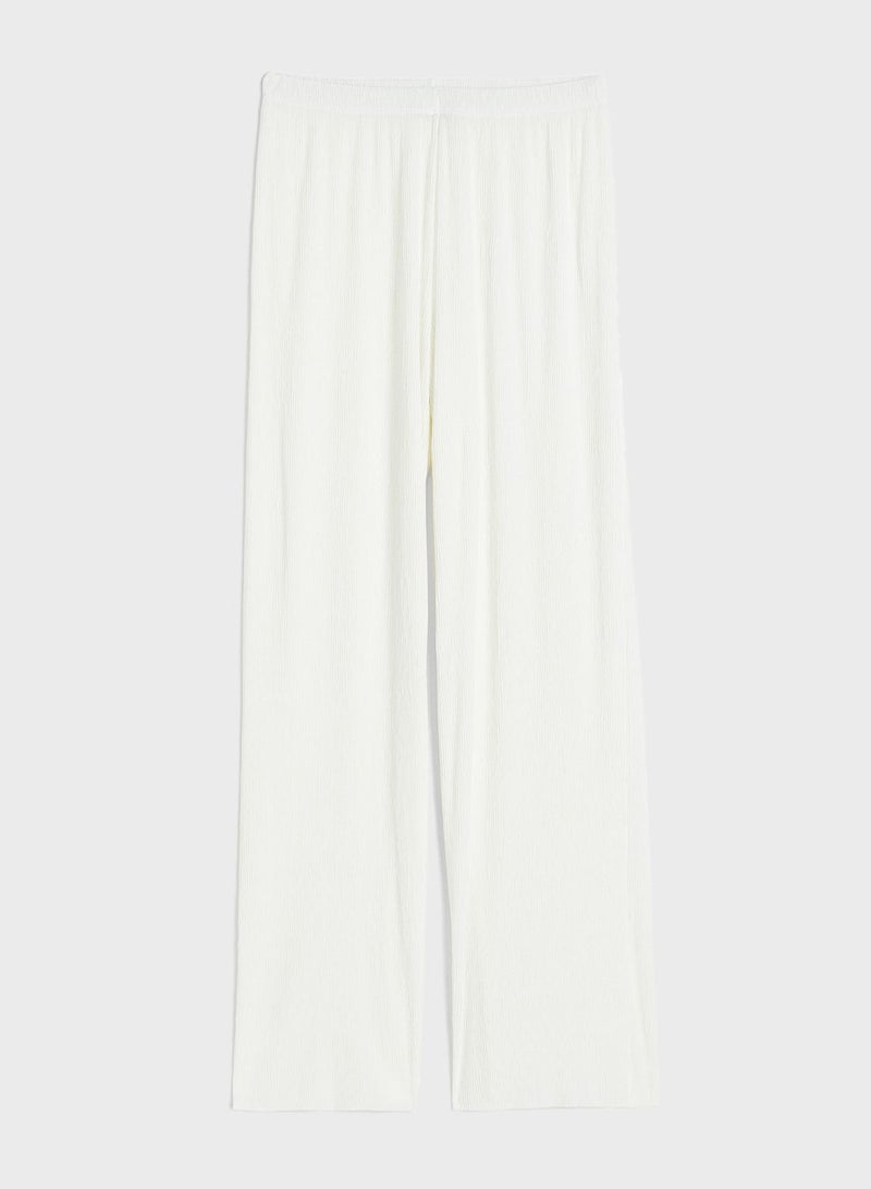 High Waist Crinkled Pants