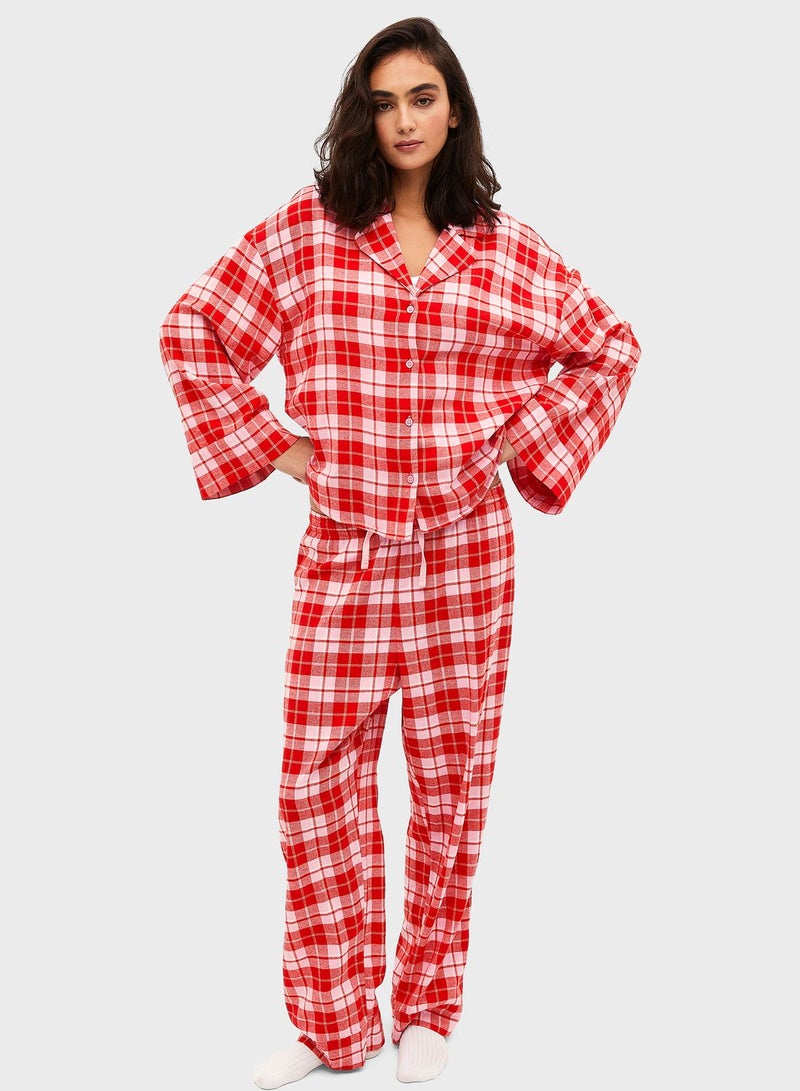 High Waist Pyjama Pants