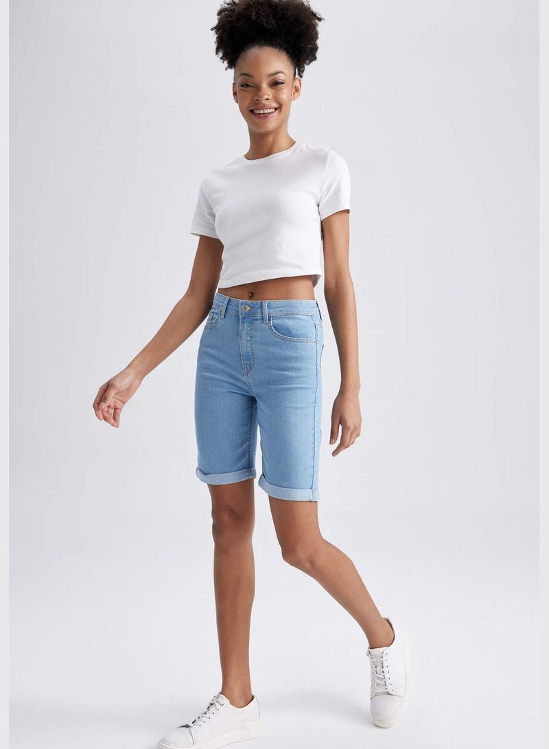 Woman Denim Bermuda