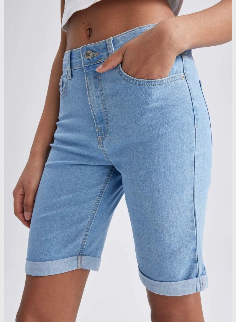 Woman Denim Bermuda