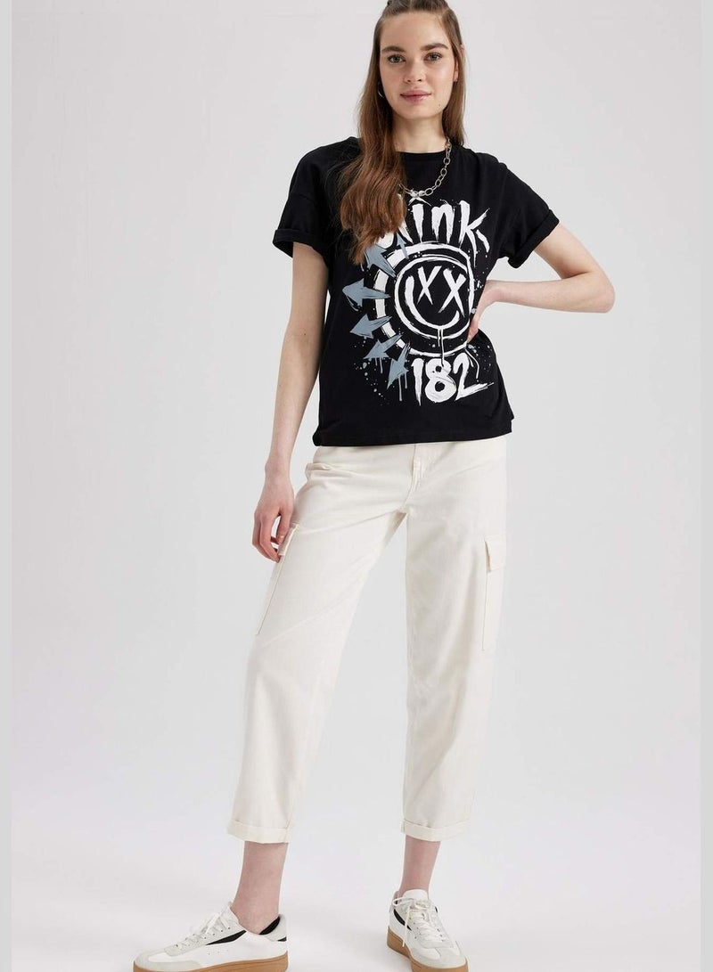 Woman Paperbag Cargo Woven Trousers