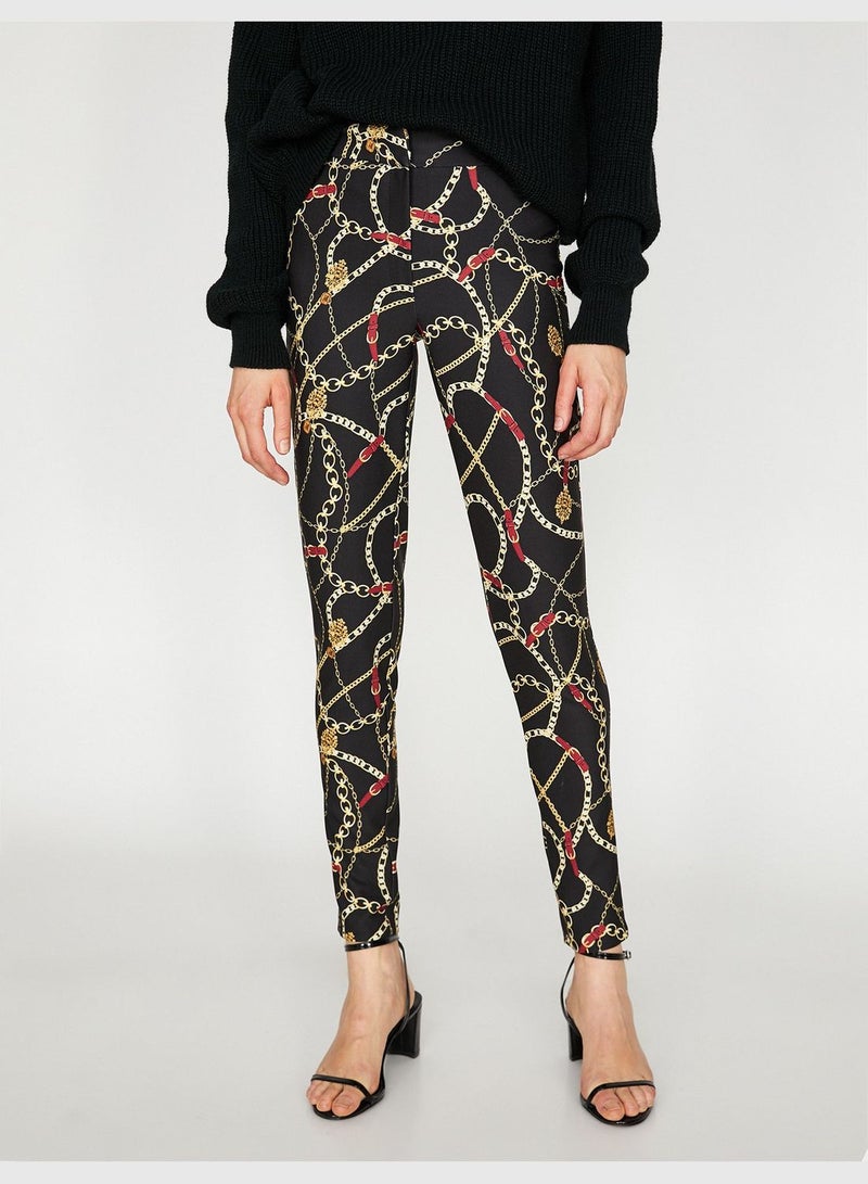 Patterned Trousers