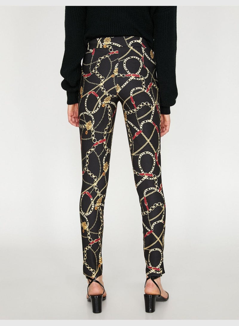 Patterned Trousers