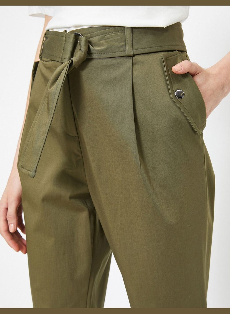 Belt Detailed Trousers