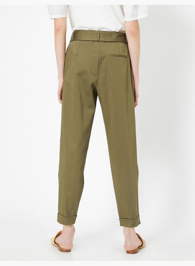 Belt Detailed Trousers